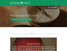 Tablet Screenshot of griefconnect.com